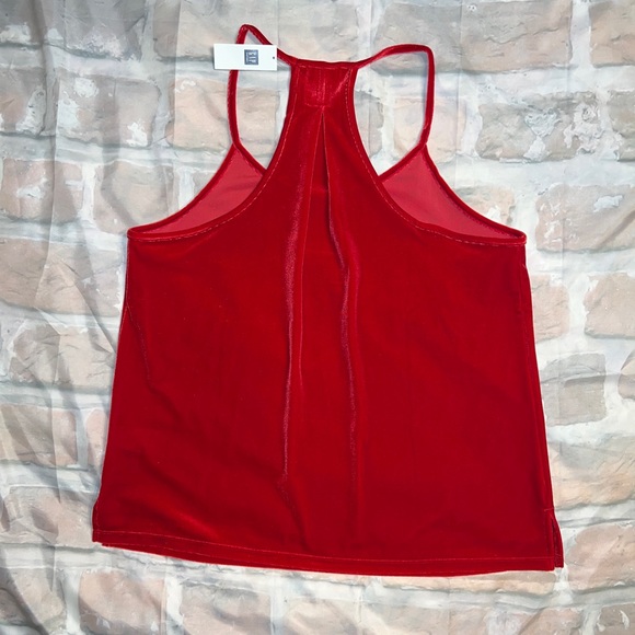 NWT Gap Red Velvet Shirt - Picture 4 of 4